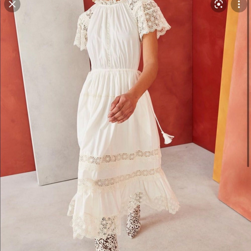 Ulla Johnson Octavia Dress Blanc Size 0